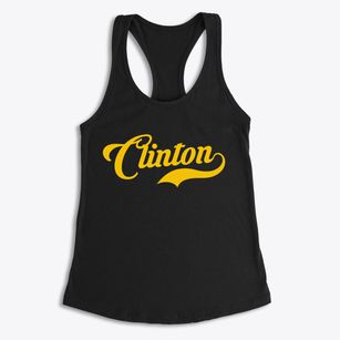 Clinton Maine Vintage Team Women's Racerback Tank
