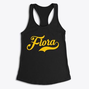 Flora Indiana Vintage Team Women's Racerback Tank