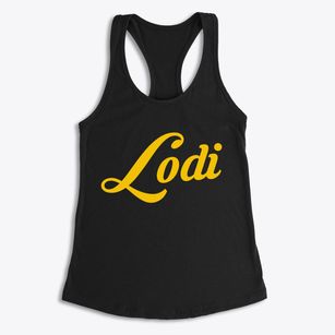 Lodi New York Vintage Team Women's Racerback Tank