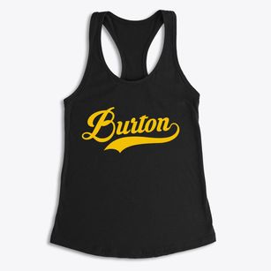 Burton Michigan Vintage Team Women's Racerback Tank