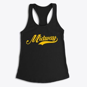 Midway Louisiana Vintage Team Women's Racerback Tank