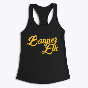 Banner Elk North Carolina Vintage Team Women's Racerback Tank