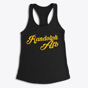 Randolph Afb Texas Vintage Team Women's Racerback Tank