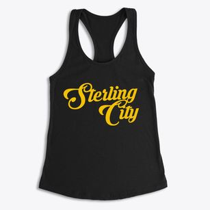 Sterling City Texas Vintage Team Women's Racerback Tank