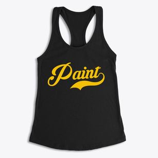 Paint Pennsylvania Vintage Team Women's Racerback Tank