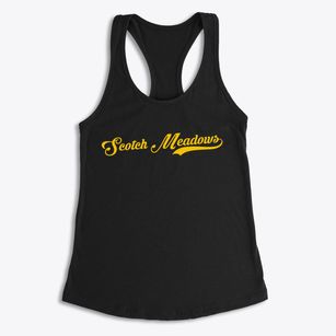Scotch Meadows North Carolina Vintage Team Women's Racerback Tank
