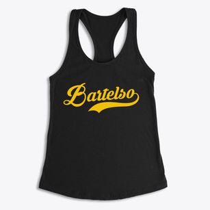 Bartelso Illinois Vintage Team Women's Racerback Tank