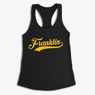 Franklin Kansas Vintage Team Women's Racerback Tank