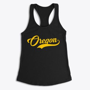 Oregon Ohio Vintage Team Women's Racerback Tank