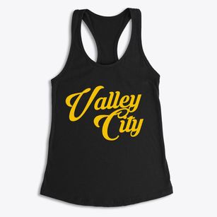 Valley City Ohio Vintage Team Women's Racerback Tank
