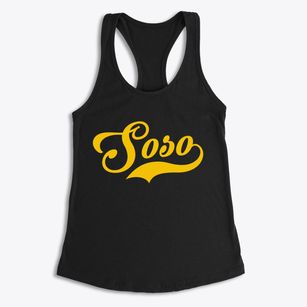 Soso Mississippi Vintage Team Women's Racerback Tank