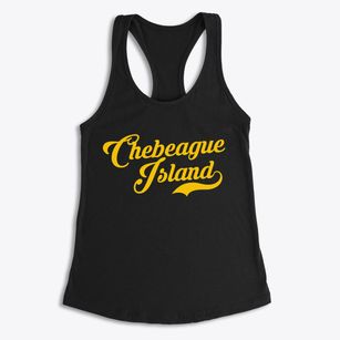 Chebeague Island Maine Vintage Team Women's Racerback Tank