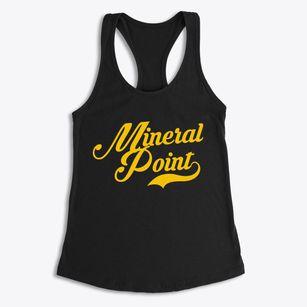 Mineral Point Missouri Vintage Team Women's Racerback Tank