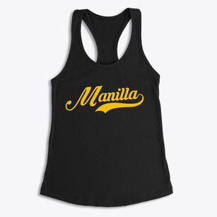 Manilla Indiana Vintage Team Women's Racerback Tank