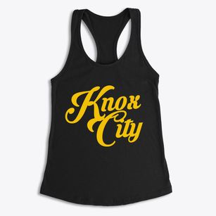 Knox City Missouri Vintage Team Women's Racerback Tank