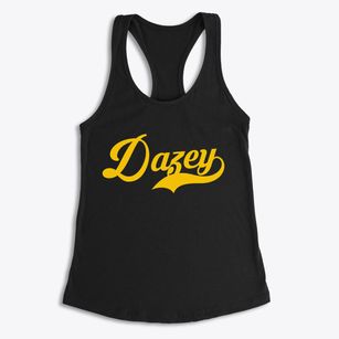 Dazey North Dakota Vintage Team Women's Racerback Tank