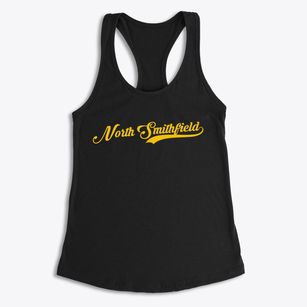 North Smithfield Rhode Island Vintage Team Women's Racerback Tank