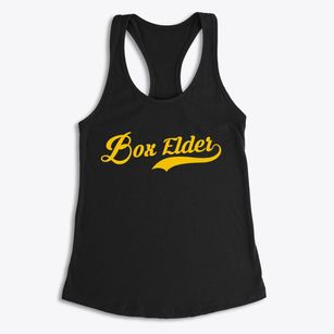 Box Elder South Dakota Vintage Team Women's Racerback Tank