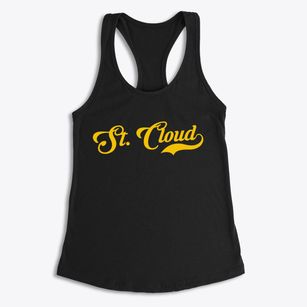 St. Cloud Minnesota Vintage Team Women's Racerback Tank