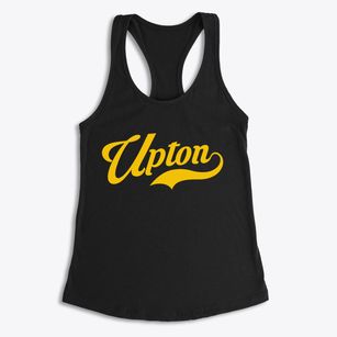 Upton Massachusetts Vintage Team Women's Racerback Tank