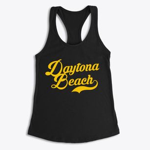 Daytona Beach Florida Vintage Team Women's Racerback Tank