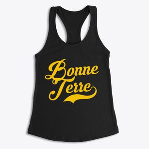 Bonne Terre Missouri Vintage Team Women's Racerback Tank