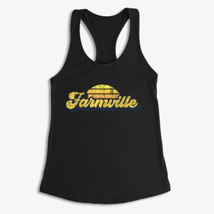 Farmville North Carolina Sublime Sunset Women's Racerback Tank