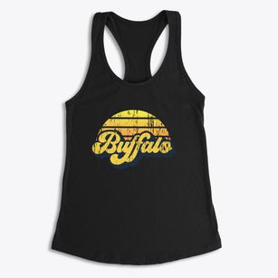 Buffalo Wyoming Sublime Sunset Women's Racerback Tank