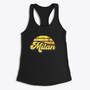 Milan Georgia Sublime Sunset Women's Racerback Tank