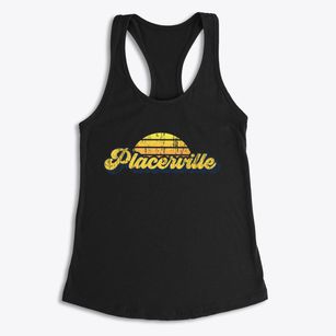 Placerville Idaho Sublime Sunset Women's Racerback Tank