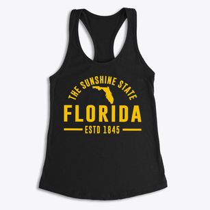  Florida Motto Women's Racerback Tank