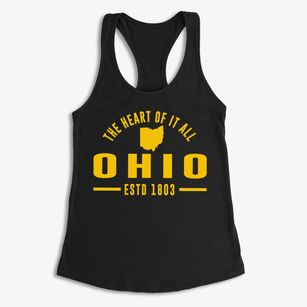  Ohio Motto Women's Racerback Tank