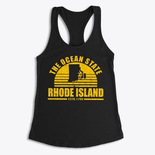  Rhode Island Sunset Women's Racerback Tank