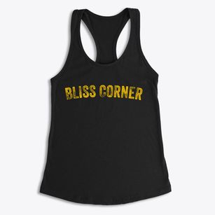 Bliss Corner Massachusetts Timeless Retro Women's Racerback Tank