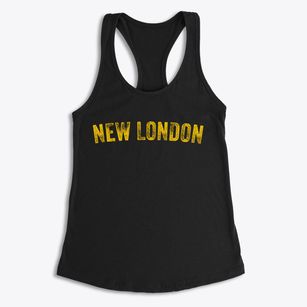 New London Iowa Timeless Retro Women's Racerback Tank