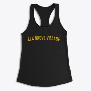 Elk Grove Village Illinois Timeless Retro Women's Racerback Tank