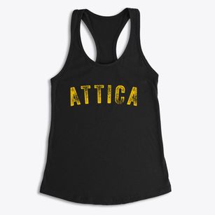Attica Ohio Timeless Retro Women's Racerback Tank