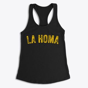La Homa Texas Timeless Retro Women's Racerback Tank