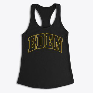 Eden Texas Trendy Block Women's Racerback Tank