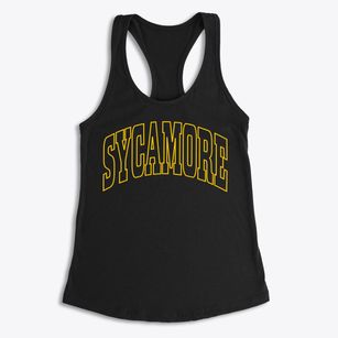 Sycamore Oklahoma Trendy Block Women's Racerback Tank