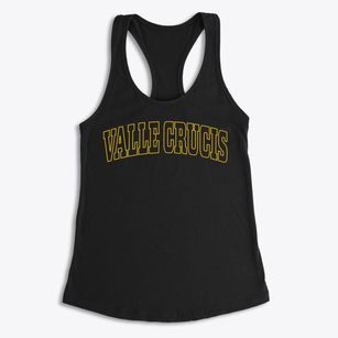 Valle Crucis North Carolina Trendy Block Women's Racerback Tank