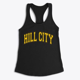 Hill City Minnesota Varsity Women's Racerback Tank