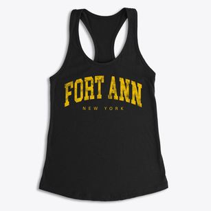 Fort Ann New York Urban Vibe Women's Racerback Tank