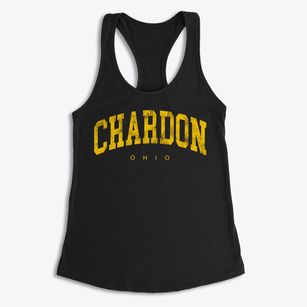 Chardon Ohio Urban Vibe Women's Racerback Tank