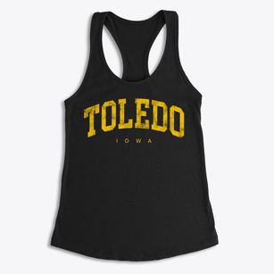 Toledo Iowa Urban Vibe Women's Racerback Tank
