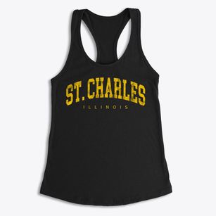 St. Charles Illinois Urban Vibe Women's Racerback Tank