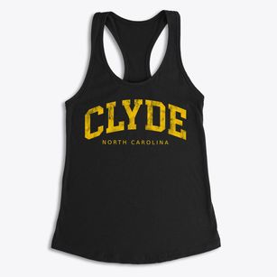 Clyde North Carolina Urban Vibe Women's Racerback Tank