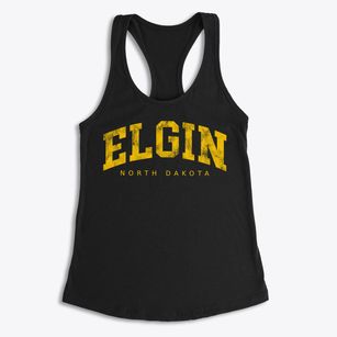 Elgin North Dakota Urban Vibe Women's Racerback Tank