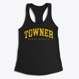Towner North Dakota Urban Vibe Women's Racerback Tank