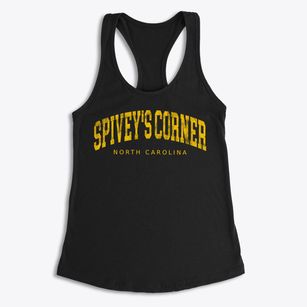 Spivey's Corner North Carolina Urban Vibe Women's Racerback Tank